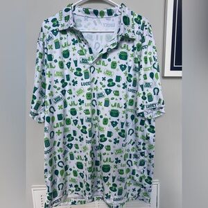 Bud light saint Patrick’s day polo